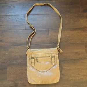 Tan satchel